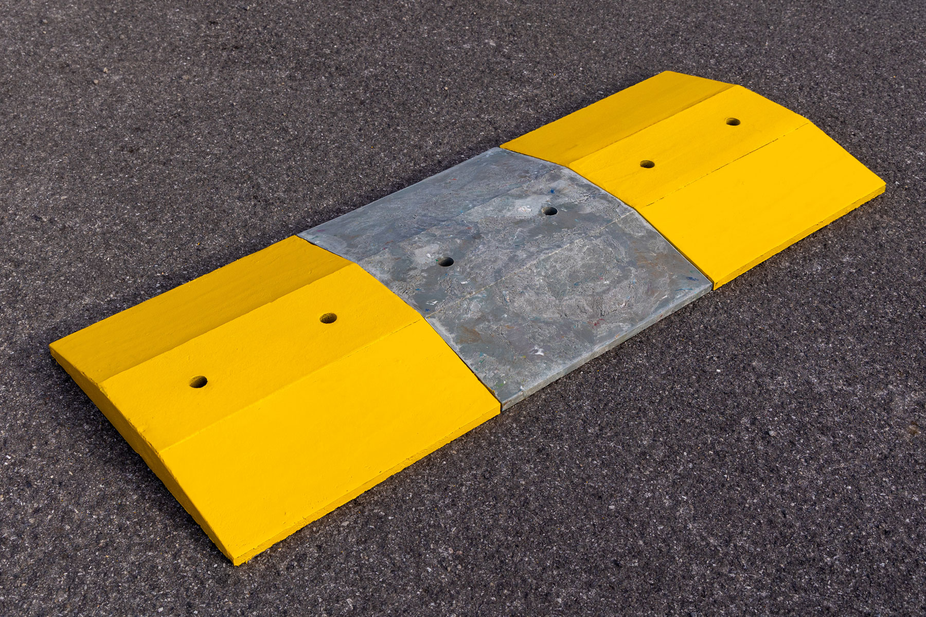 Modules de ralentisseur GreenBump jaunes et noirs